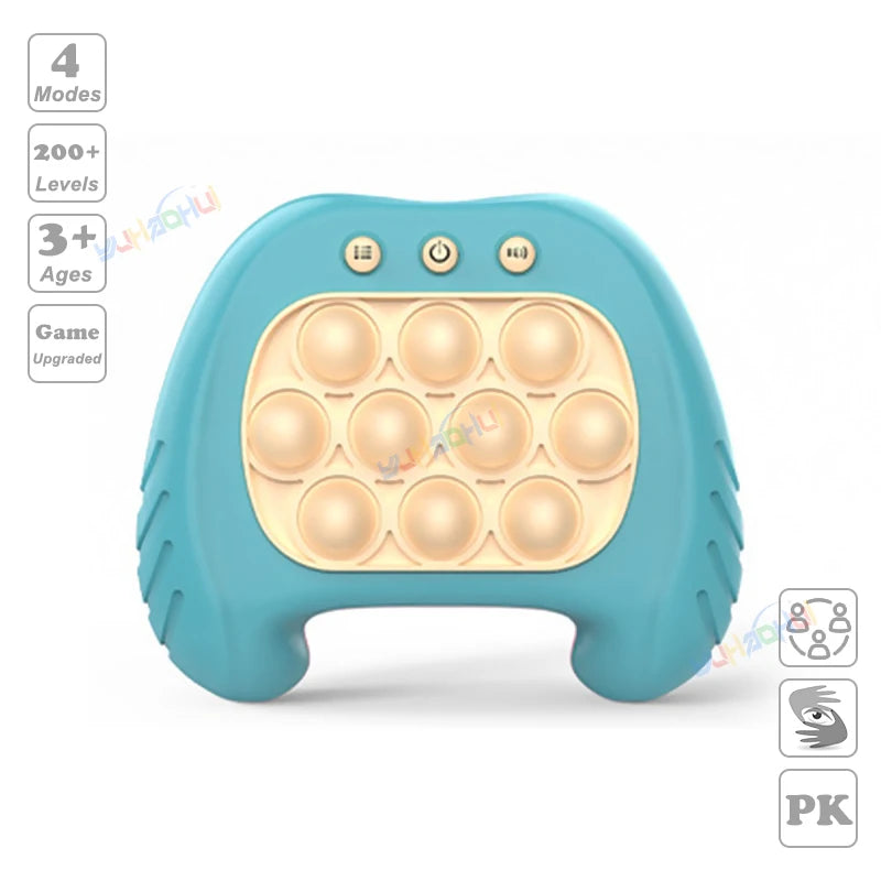 Electronic Pop Light Up Game Handle Toy for Children and Adults Fidget Stress Relief