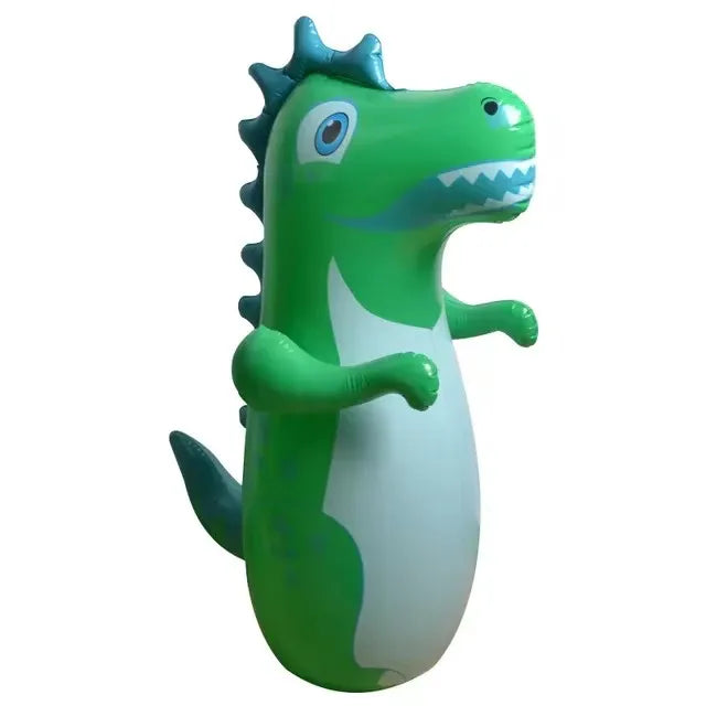 Children Adult Tumbler Boxing Inflatable Standing Punching Bag Dinosaur Sports Toy