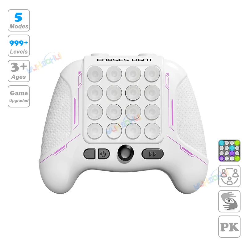 Electronic Pop Light Up Game Handle Toy for Children and Adults Fidget Stress Relief