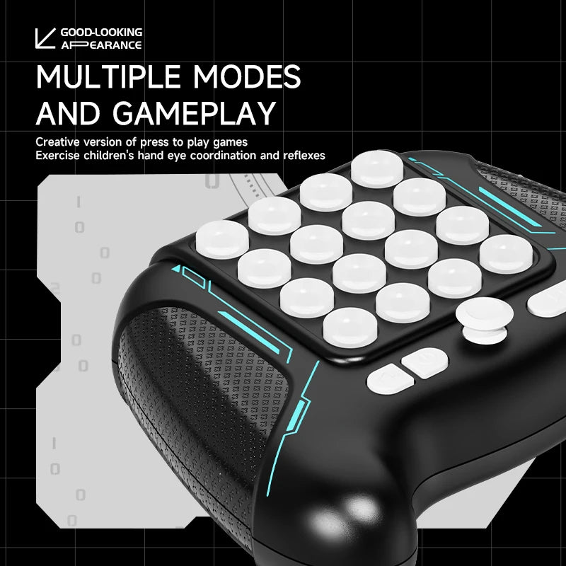 Electronic Pop Light Up Game Handle Toy for Children and Adults Fidget Stress Relief