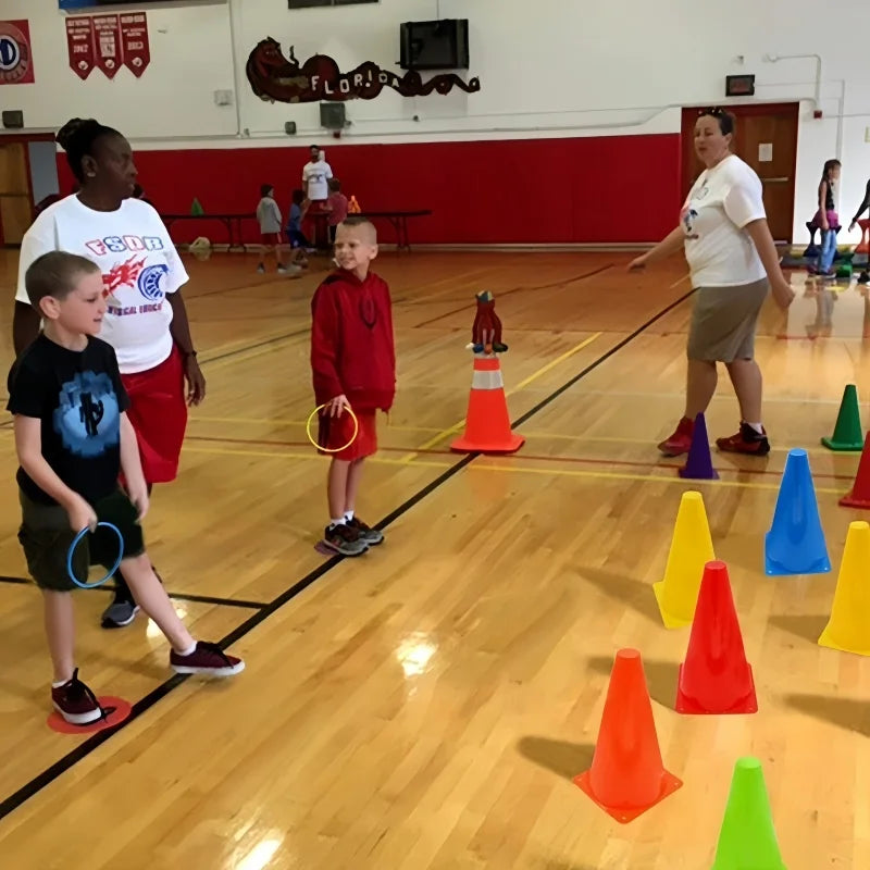 Toss Cones Rings Party Game Set Outdoor Agility & Carnival Toys