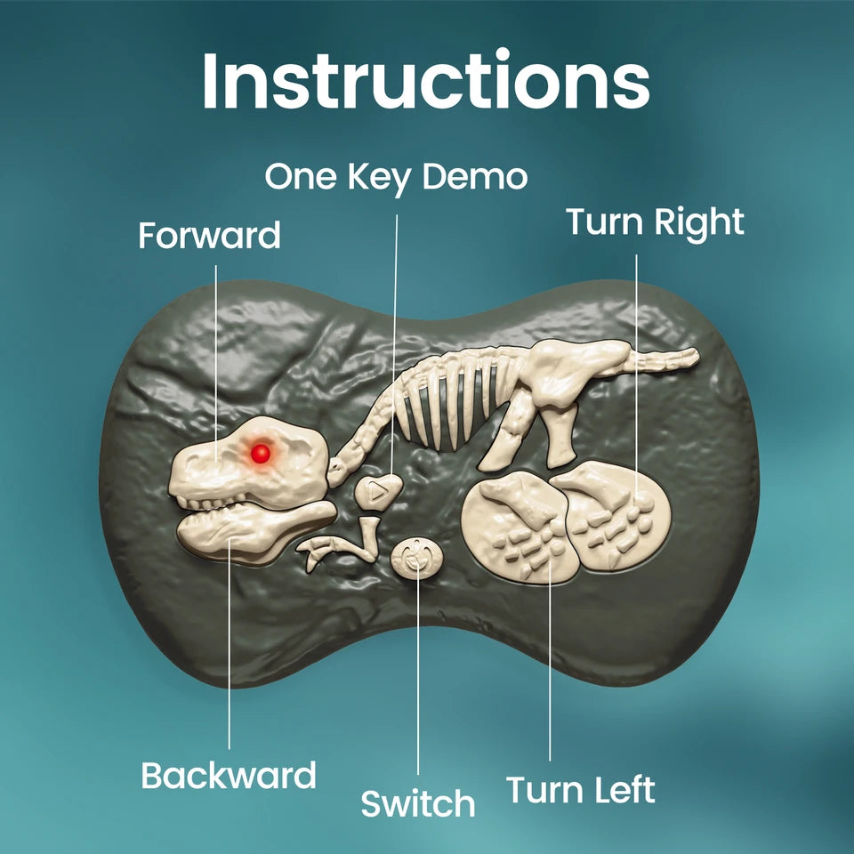 RC Walking Dinosaur Toy 2.4GHz Velociraptor for Kids Ages 3–5