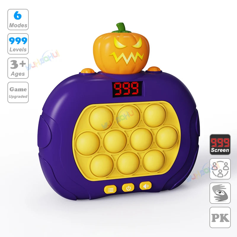 Electronic Pop Light Up Game Handle Toy for Children and Adults Fidget Stress Relief