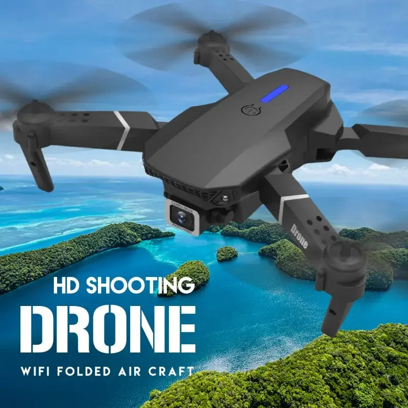 2025 E88Pro RC Drone 4K Professional with 3 Batteries 1080P HD Camera Foldable FPV