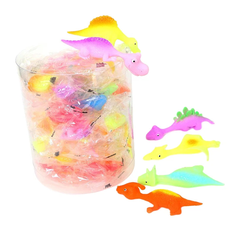 Dinosaur Flying Ring Slingshot Toy  Fun Outdoor Catapult Game