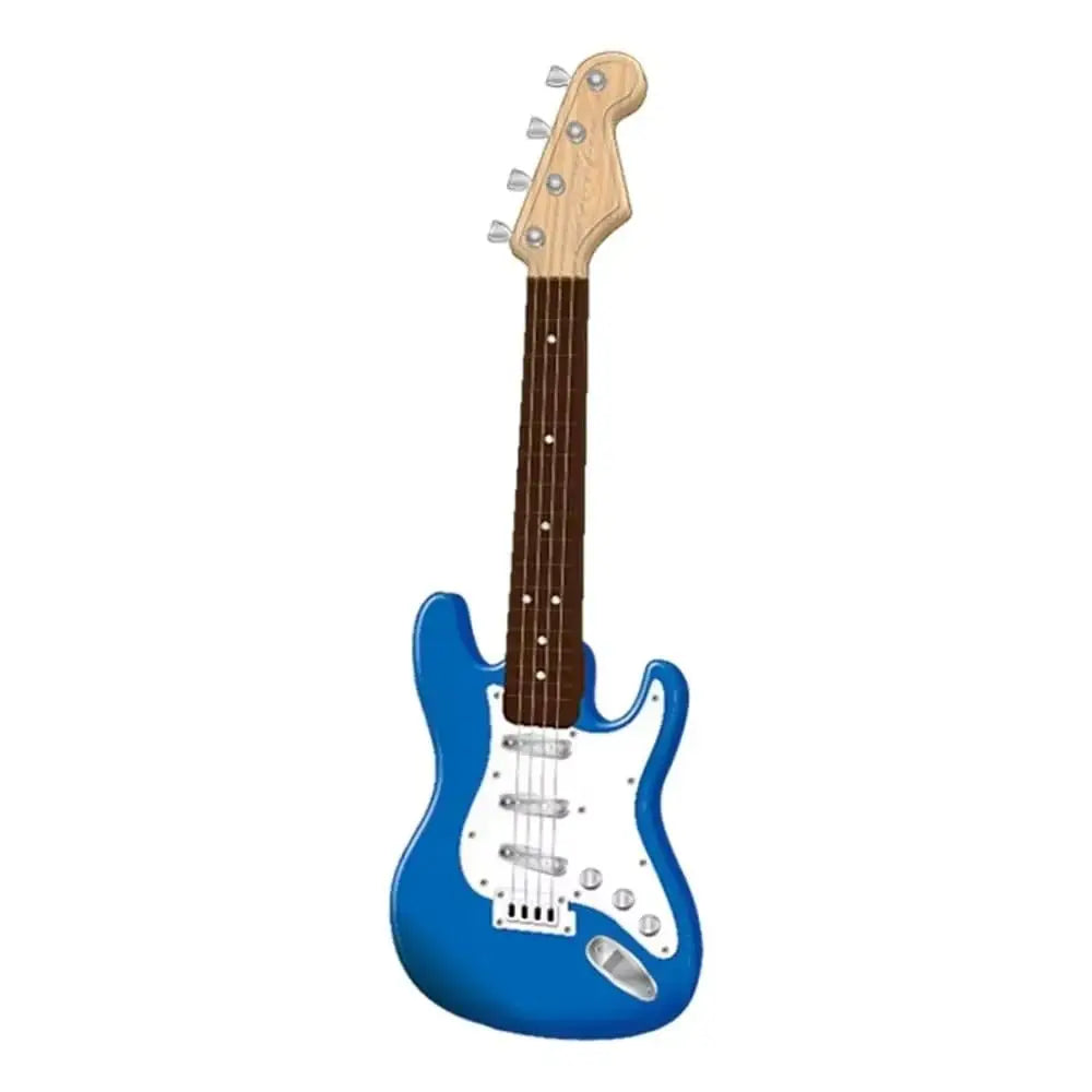 17 Inch Kids Electric Guitar Toy with 4 Strings and LED Lights Rechargeable Instrument