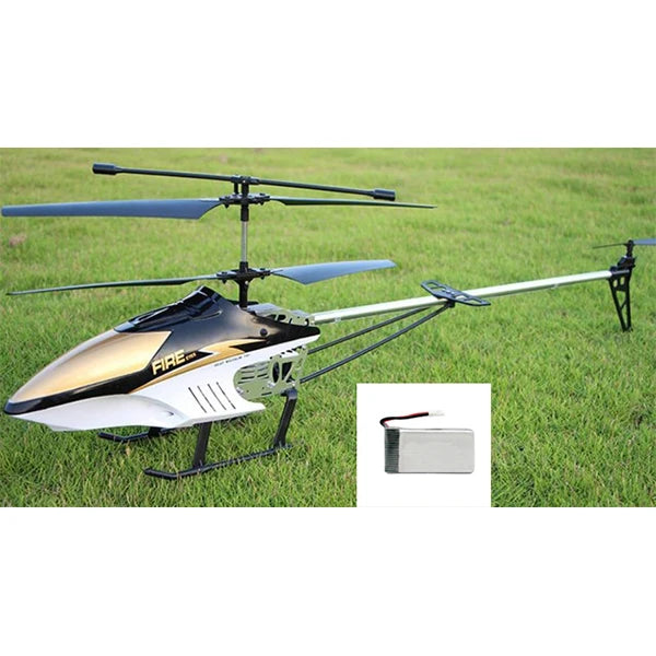 RC Helicopter with Remote Control Durable Big Plane Toy 3.5CH 80cm Large Aircraft