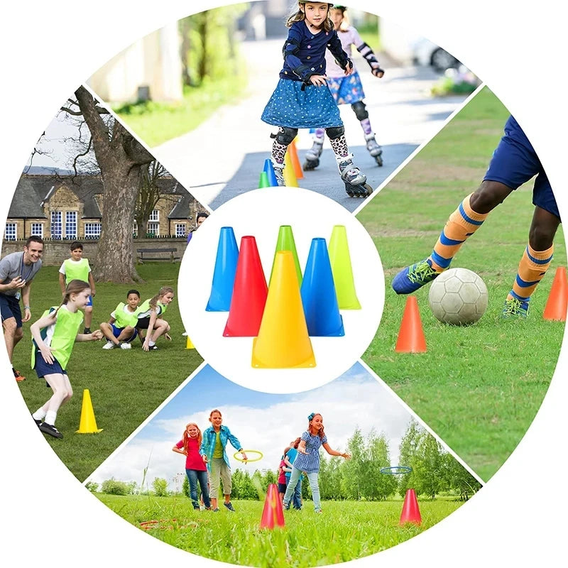 Toss Cones Rings Party Game Set Outdoor Agility & Carnival Toys