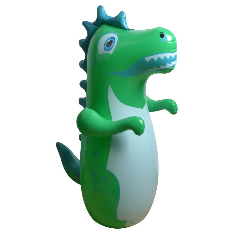 Children Adult Tumbler Boxing Inflatable Standing Punching Bag Dinosaur Sports Toy