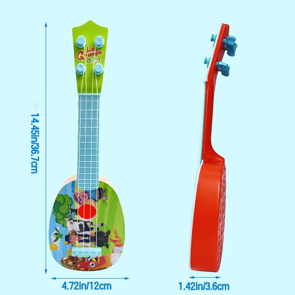 32CM Mini Ukulele for Kids Beginner Musical Toy Guitar
