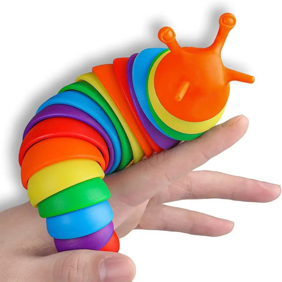 Colorful Slugs Caterpillar Stress Relief Bizarre Slug Puzzle Simulation Toy