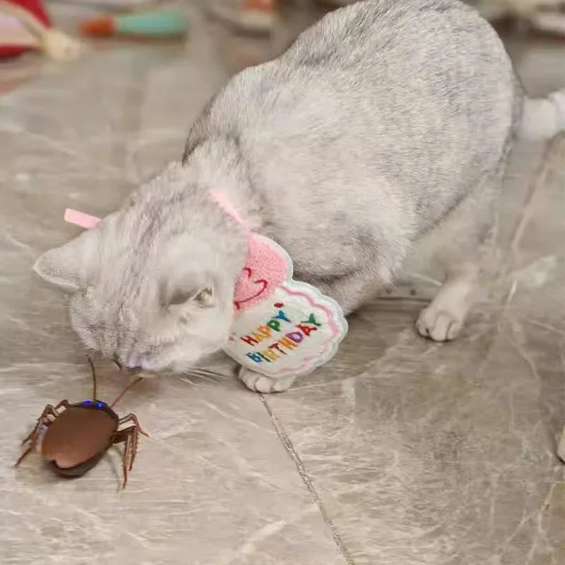 Electric RC Cockroach Toy  Robotic Prank Bug for Halloween & Parties