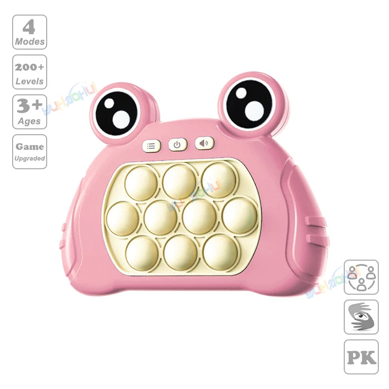 Electronic Pop Light Up Game Handle Toy for Children and Adults Fidget Stress Relief