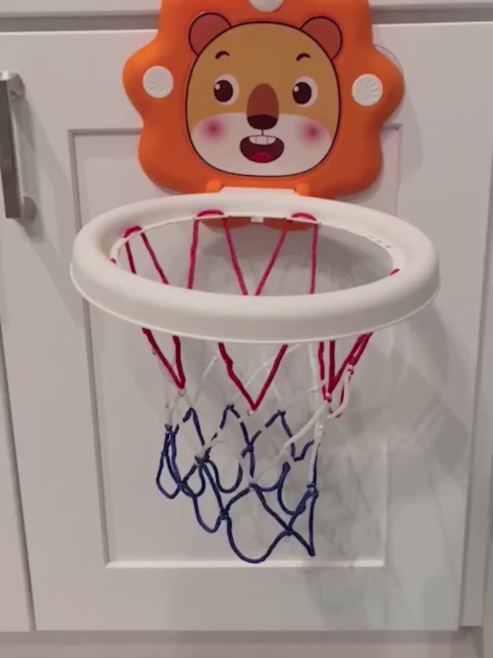 Indoor Mini Basketball Hoop for Toddlers Height Adjustable Set