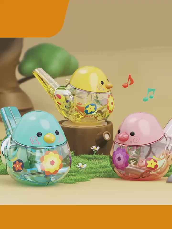 Water Bird Infant Toy – Small Chirping Bird with Whistle Sound